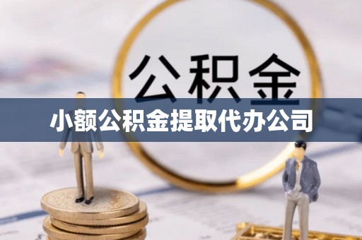 昭通小额公积金提取代办公司