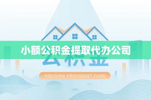 昭通小额公积金提取代办公司